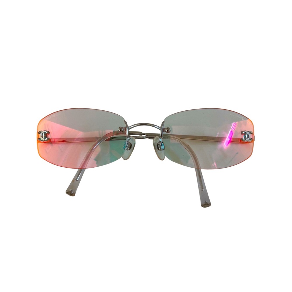 Chanel Rimless Iridescent Sunglasses